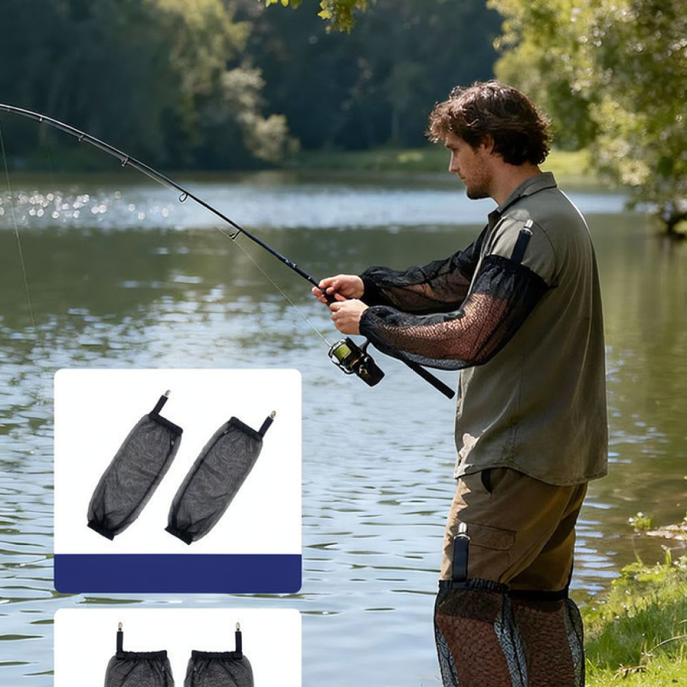 Fishing Gloves - Outdoor Mesh Anti Mosquito Suit Hooded
