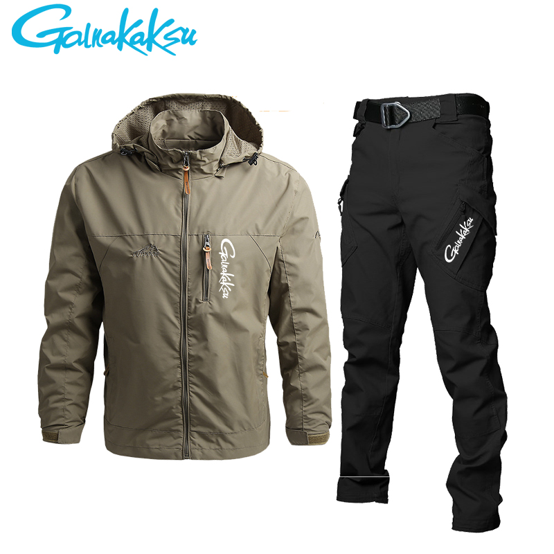 Men's Waterproof Hooded Jacket - Fishing Rain Suit recension och pris