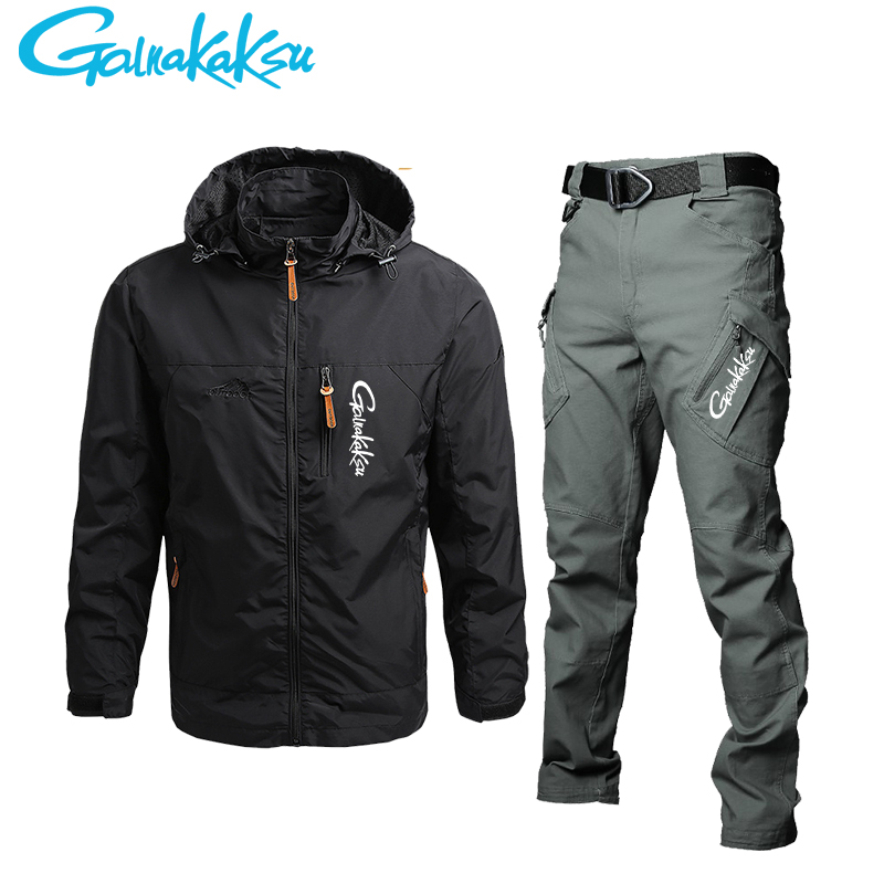 Men's Waterproof Hooded Jacket - Fishing Rain Suit recension och pris