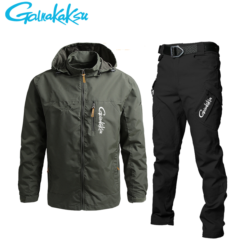 Men's Waterproof Hooded Jacket - Fishing Rain Suit recension och pris