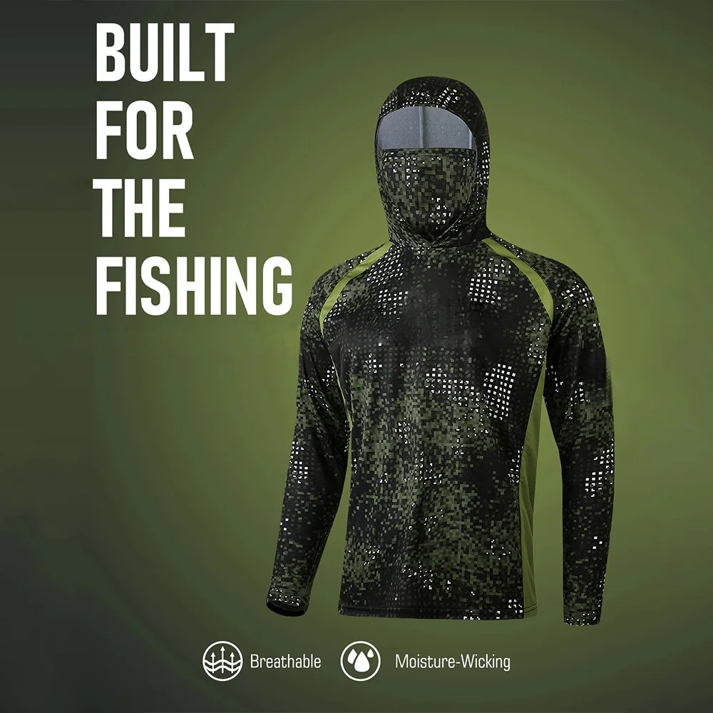 Fishing Apparel Men Hood Fishi - Fishing Shirt Uv Protection recension och pris