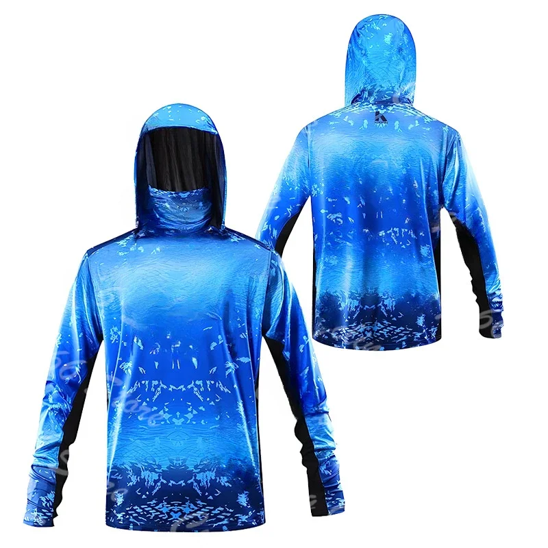 Men 3D Print Hooded Fishing Sh - Fishing Shirt Uv Protection recension och pris