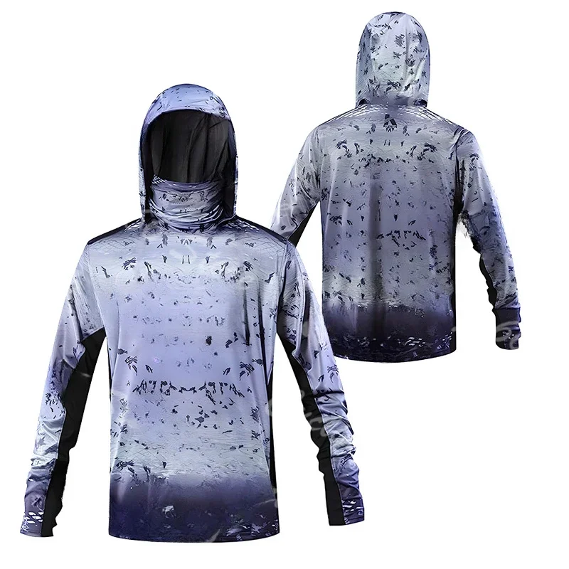 Men 3D Print Hooded Fishing Sh - Fishing Shirt Uv Protection recension och pris