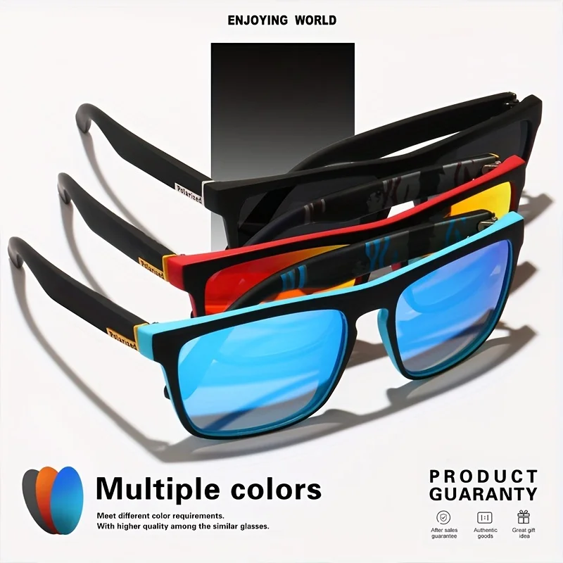1/3PCS Vintage Square High End - Fishing Sunglasses Polarized recension och pris