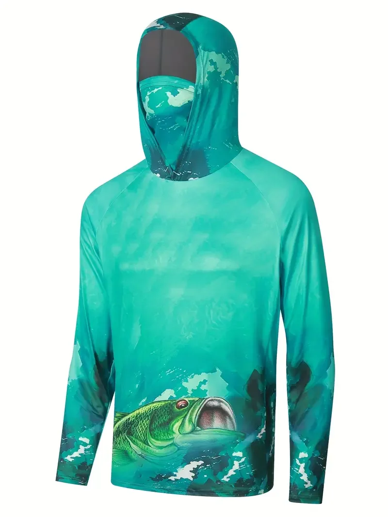 Fishing Shirt Hooded Men Fishi - Fishing Shirt Uv Protection recension och pris