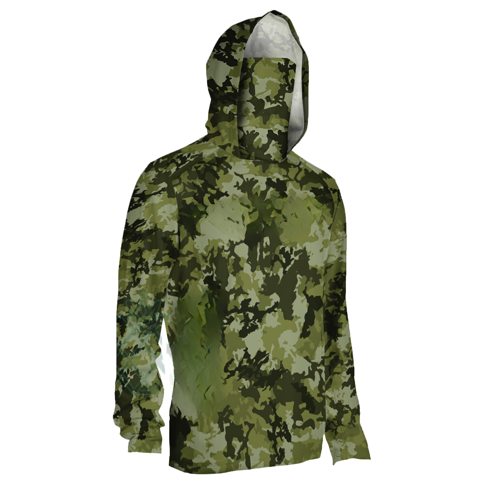 Men's Green Jungle Camouflage  - Fishing Mask Sun Protection recension och pris