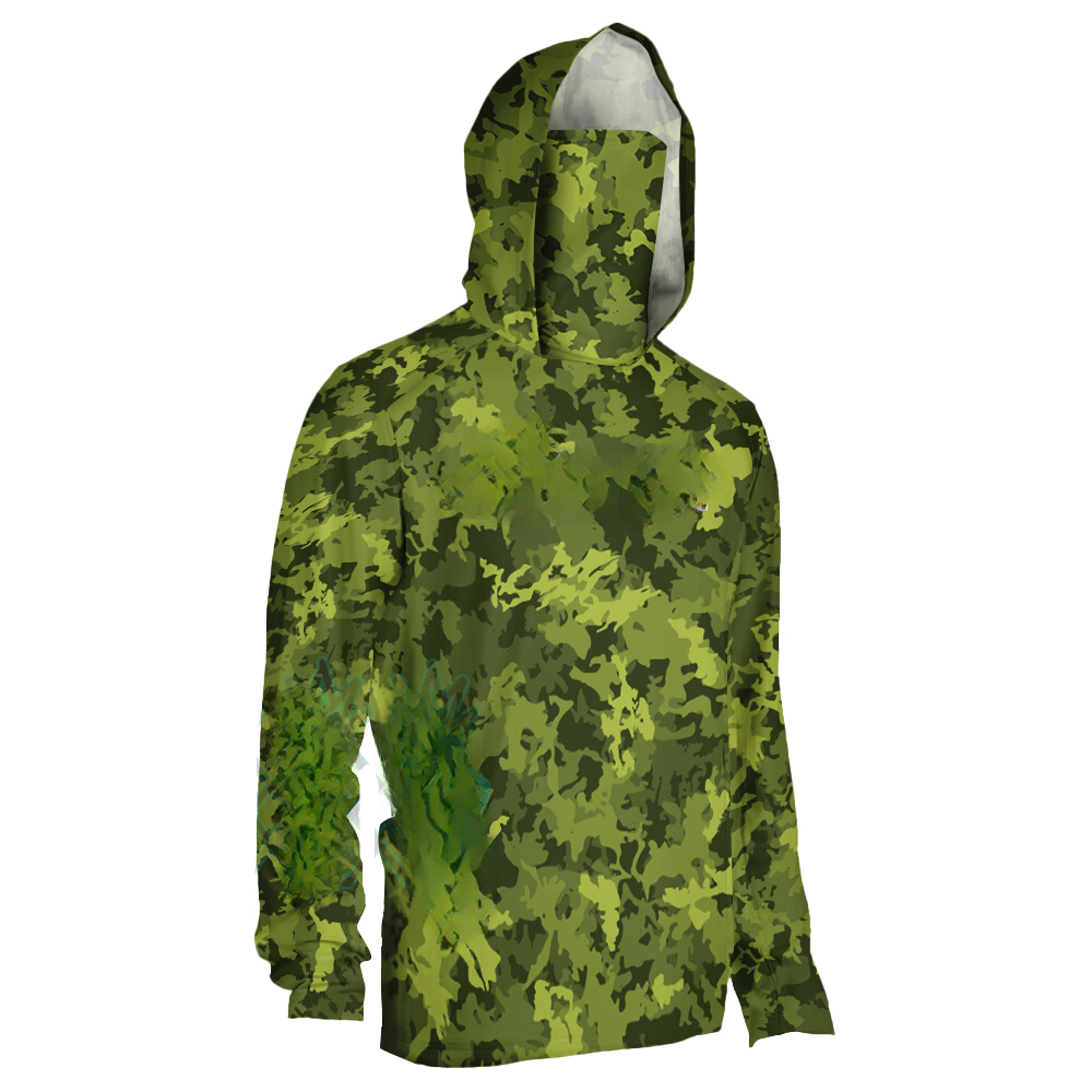 Men's Green Jungle Camouflage  - Fishing Mask Sun Protection recension och pris