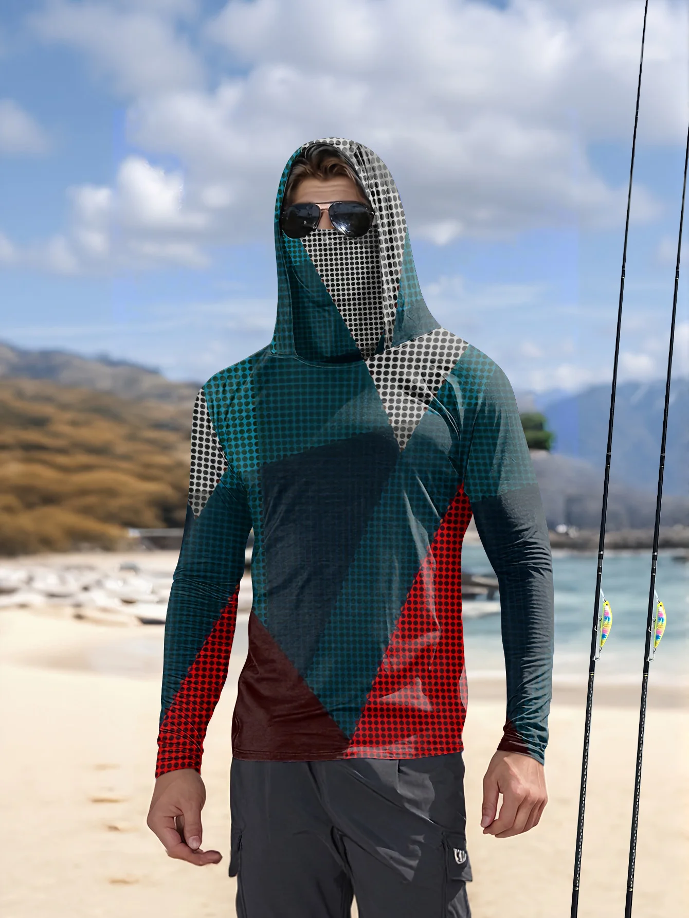 Fishing Hoodie Men Long Sleeve - Fishing Shirt Uv Protection recension och pris